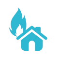 El riesgo de incendio para la vivienda y todos los bienes que contenga tu hogar. Incluye huracán, ciclón y tornado.